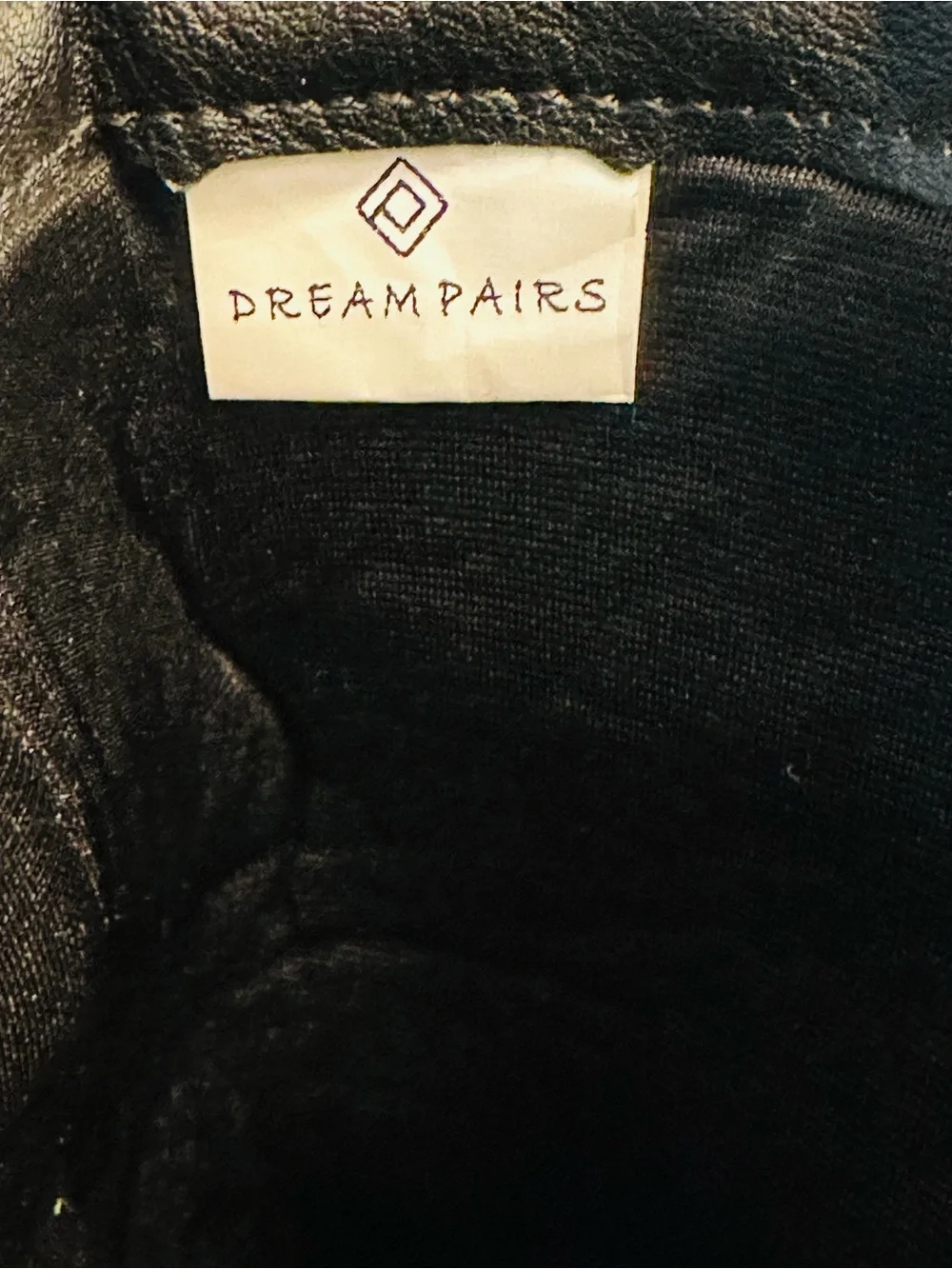 Dream Pairs Black Over-the-Knee Riding Boots - Womens 8 Regular Calf - Picture 13 of 13